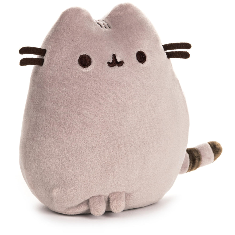 Pusheen The Cat Squisheen Plush, Stuffed Animal Cat for Ages 8 and Up, Gray, 6