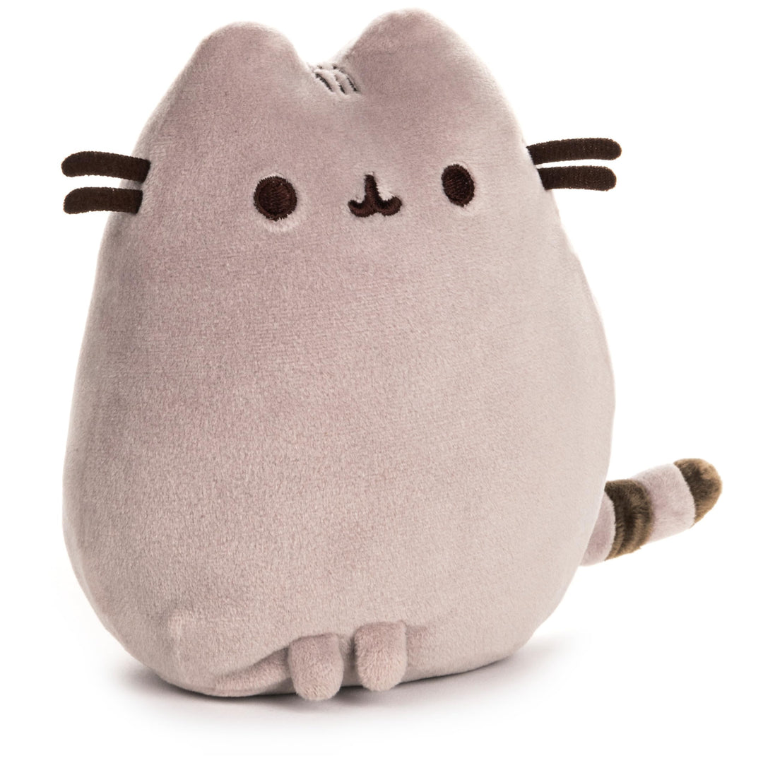 Pusheen The Cat Squisheen Plush, Stuffed Animal Cat for Ages 8 and Up, Gray, 6