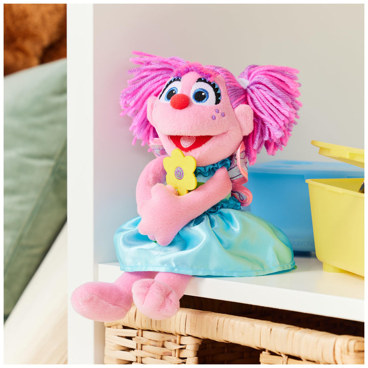 Sesame Street Official Abby Cadabby Muppet Plush, Premium Plush Toy for Ages 1 & Up, Pink/Blue, 11”