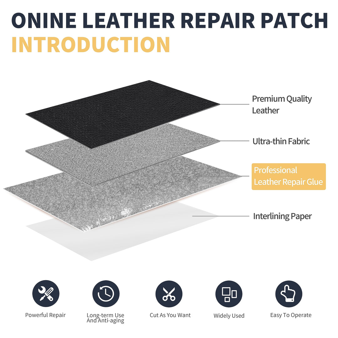 Leather Repair Patch,Leather Repair Tape, 3 x 60 inches Leather Repair Patch for Furniture,Vinyl Repair kit,Leather Couch Patch,for Sofas, Furniture, car Seats, Office Chairs(Dark Brown No.2)