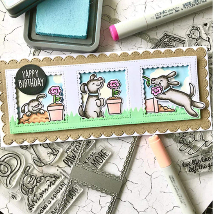Rectangle Sqaure Frame Metal Die Cuts,Long Frame Square Christmas Card Cutting Dies Cut Stencils for DIY Embossing Photo Decorative Paper Dies Scrapbooking Card Making