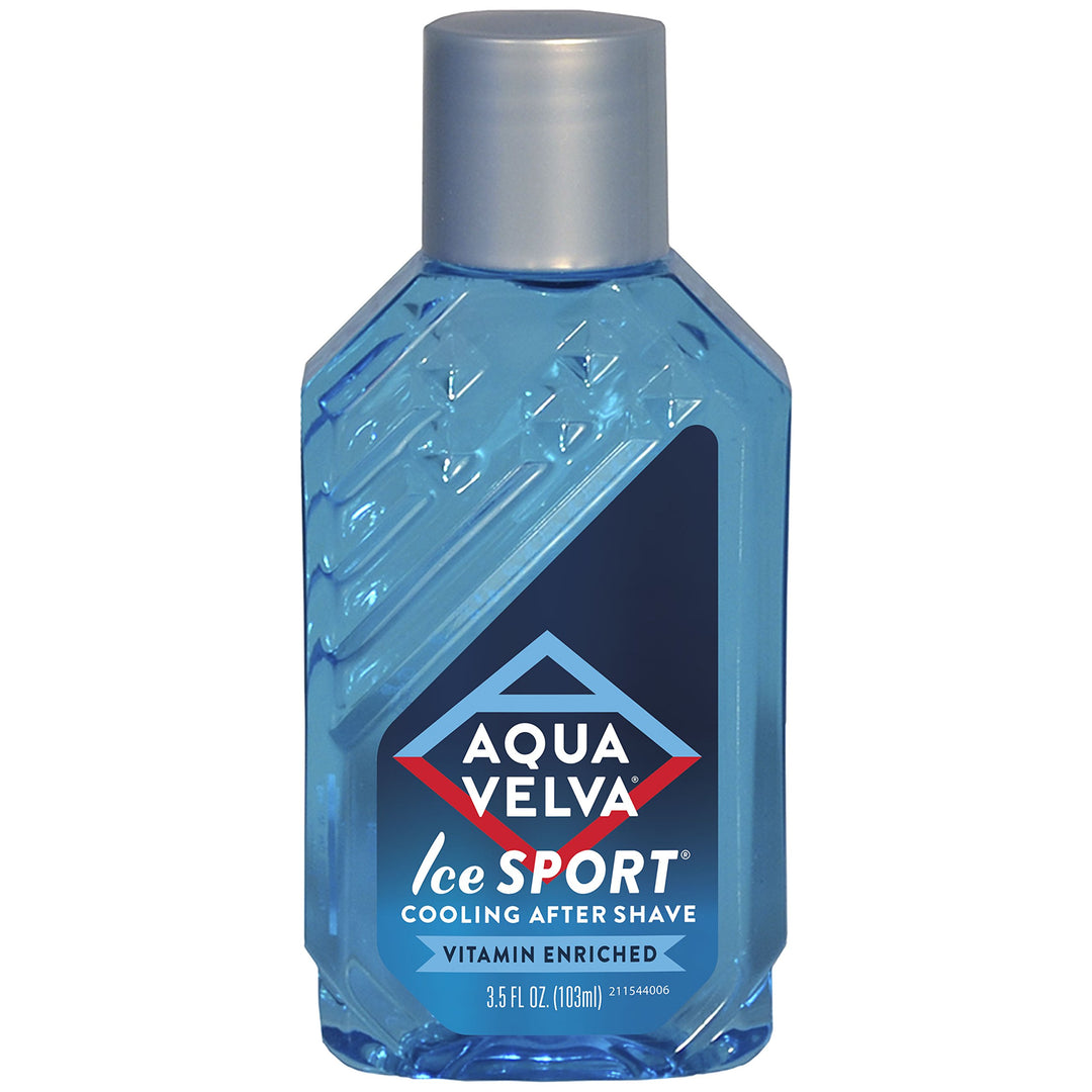 Cooling Mens After Shave, Ice Sport, Vitamin E and Pro Vitamin B5, Soothes, Cools, and Refreshes Skin, 3.5 Ounce