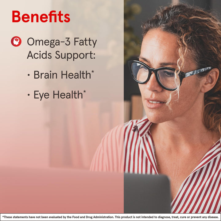 MaxDHA - 180 Softgels - High Purity Fish Oil - Supplement Supports Brain & Eye Health - Concentrated in Omega-3 Fatty Acids & Enriched in DHA - 90 Servings