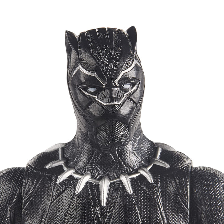 Marvel Titan Hero Series Black Panther Action Figure, 12-Inch Toy, Inspired by Marvel Universe, for Kids Ages 4 and Up