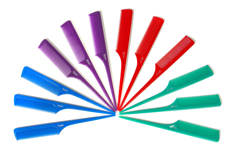 Rat Tail Comb Set, 12 Count