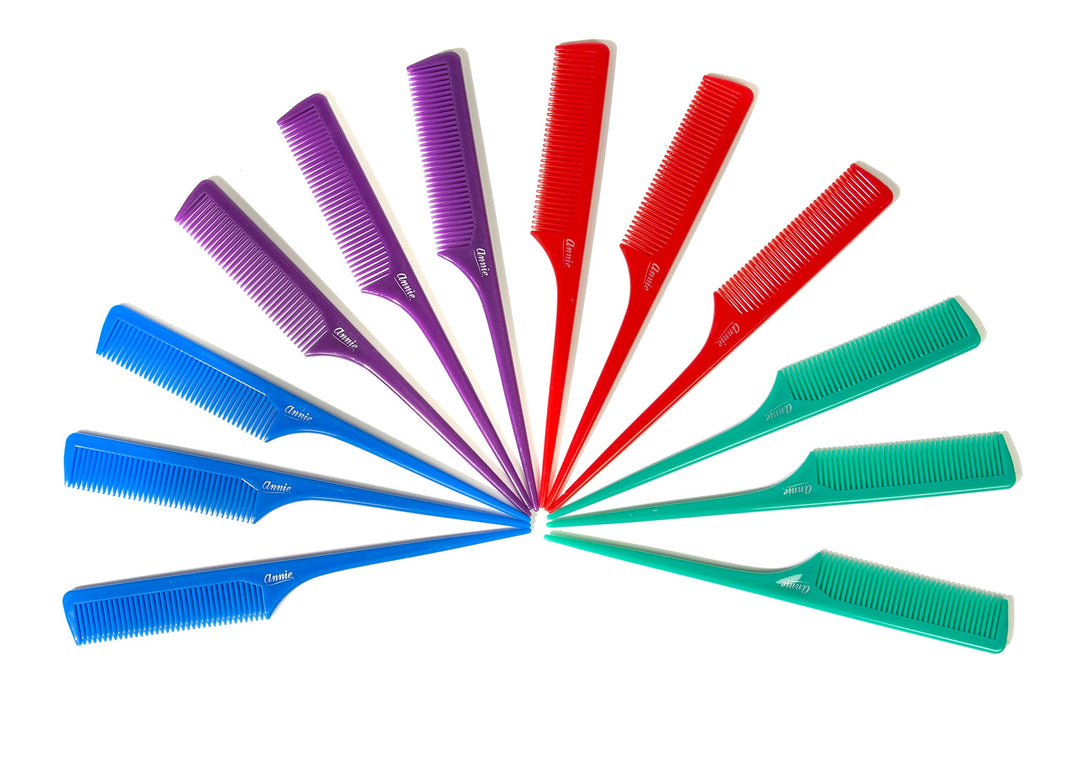 Rat Tail Comb Set, 12 Count