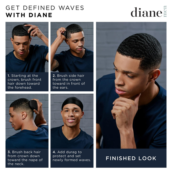 D8166 100% BOAR STYLING BRUSH BLK DI-D8166