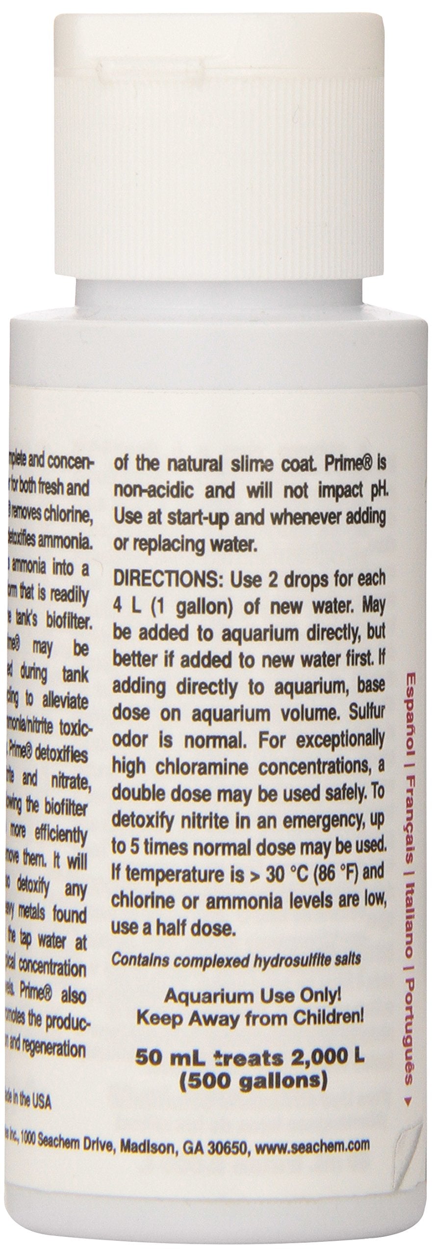 Prime Fresh and Saltwater Conditioner - Chemical Remover and Detoxifier 50 ml