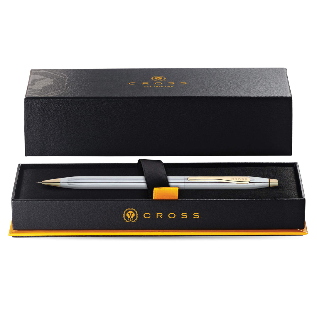Classic Century Refillable Pencil, 0.7mm, Includes Premium Gift Box - Medalist Chrome