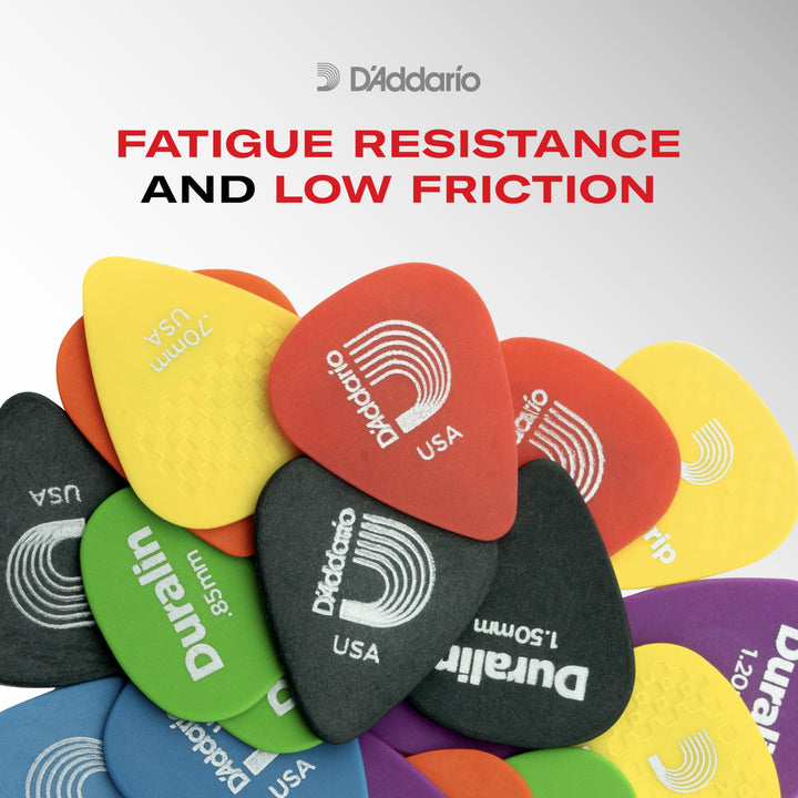 D'Addario Duralin Precision Guitar Picks, Extra Heavy, 10 pack