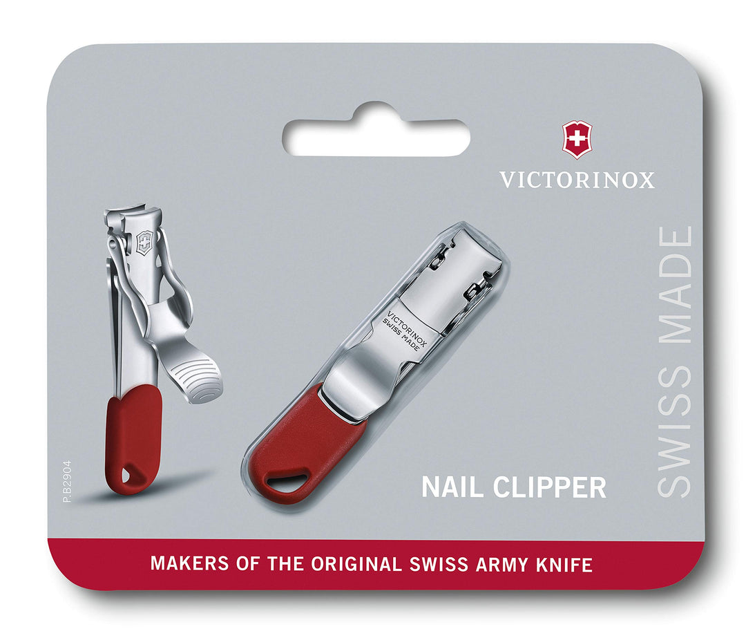 Unisex Nail Clipper SS Red Lanyard Hole BlisterNail Clipper SS Red Lanyard Hole Blister, SS, Red, Standard