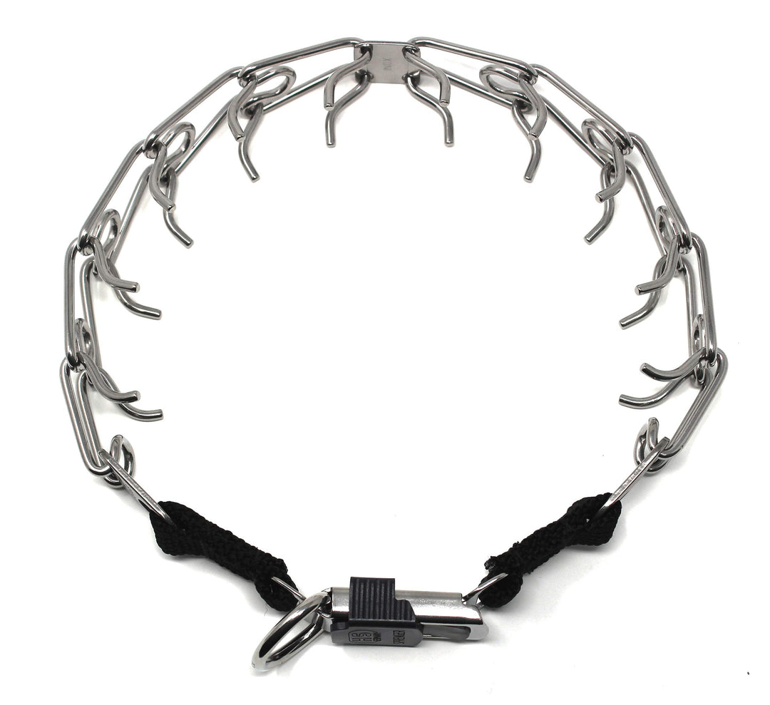 Herm Sprenger Stainless Steel Prong Dog Training Collar with Quick Release Buckle Ultra-Plus Pet Pinch Collar No-Pull Collar for Dogs Made in Germany 3.2mm x 20in Medium