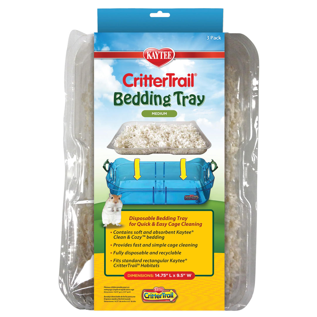 Crittertrail Bedding Tray 3 Count