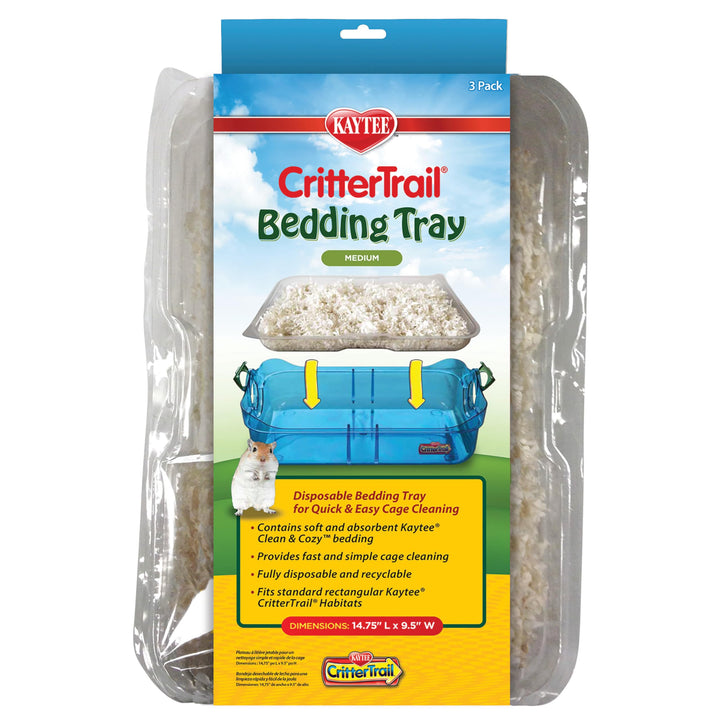 Crittertrail Bedding Tray 3 Count