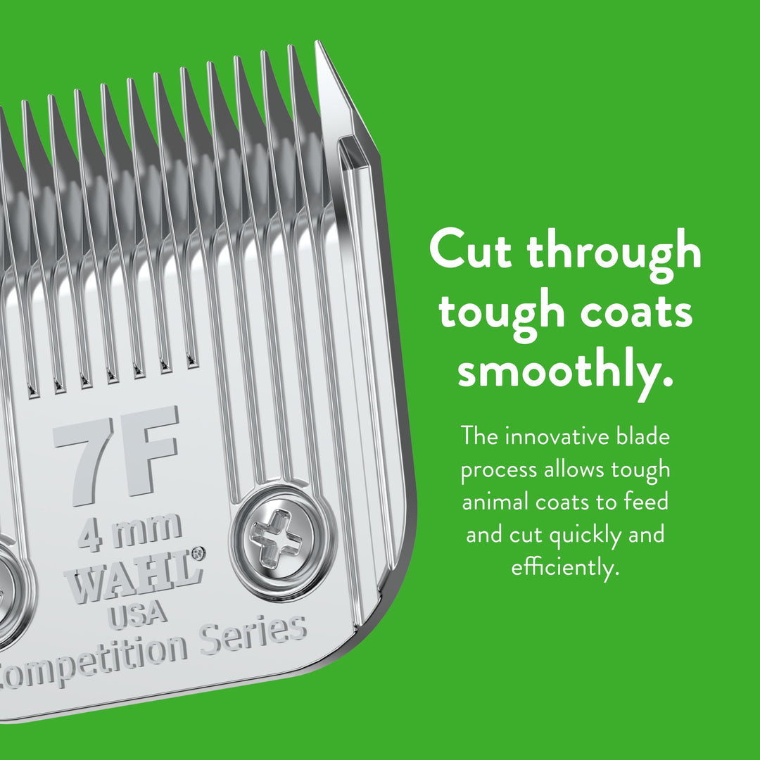 Professional Animal Competition Series Detachable Blade - 4/25-Inch Cut Length, 7F Full Medium (2368-100)