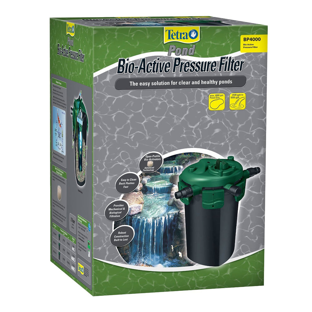 Pond Bio-Active Pressure Filter, For Ponds Up to 4000 Gallons