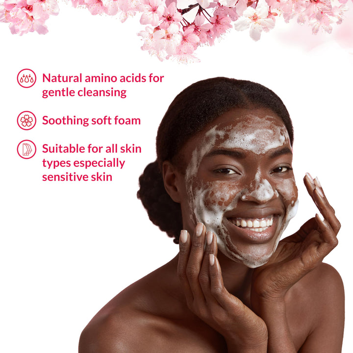Gentle Hydrating Foaming Facial Cleanser, Fragrance-Free Sensitive Skin Face Wash with Hyaluronic Acid and Conditioning Agents Soften Skin, Locks In Moisture, 5.0 Oz