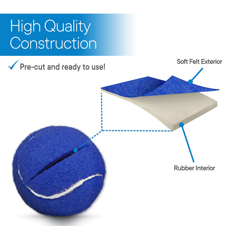Walker Glide Balls 6 Color Choices (Blue)