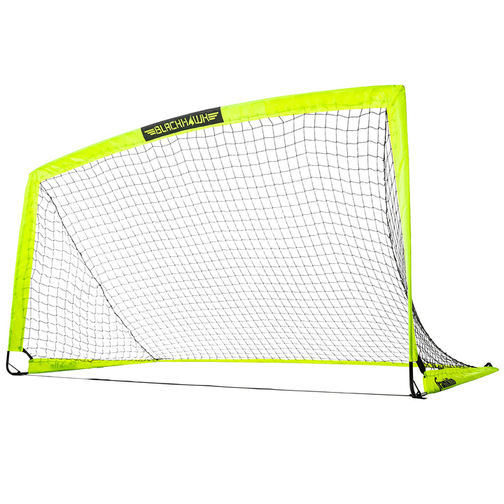 Blackhawk Backyard Soccer Goal - Portable Kids Soccer Net - Pop Up Folding Indoor + Outdoor Goals - 6'6 x 3'3' - Optic Yellow