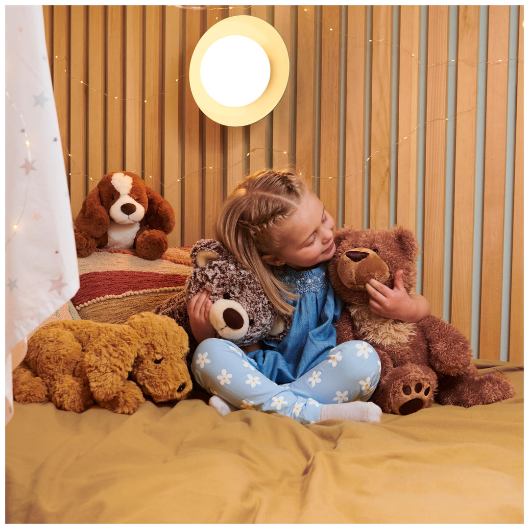 Muttsy Dog Plush, Premium Plush Puppy Stuffed Animal for Ages 1 and Up, Brown, 14”