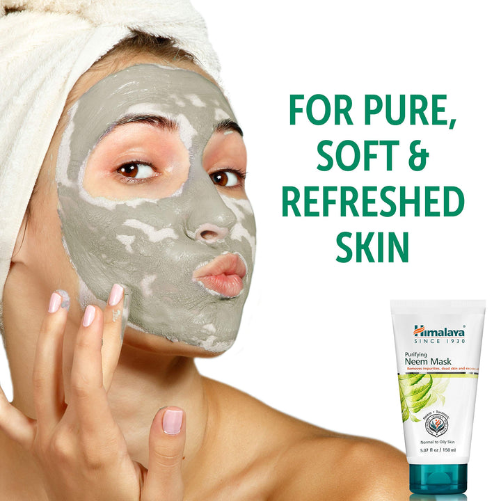 Purifying Neem Mask with Turmeric, Normal to Oily Skin 5.07oz/150ml