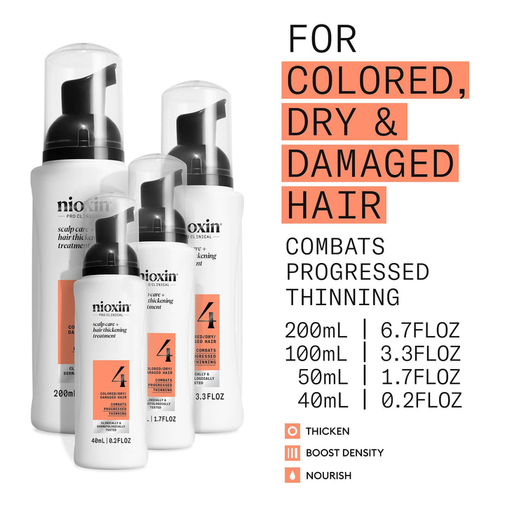 System 4 Scalp + Hair Thickening Treatment- Serum for Damaged Hair with Progressed Thinning, 3.4 oz (Packaging May Vary)