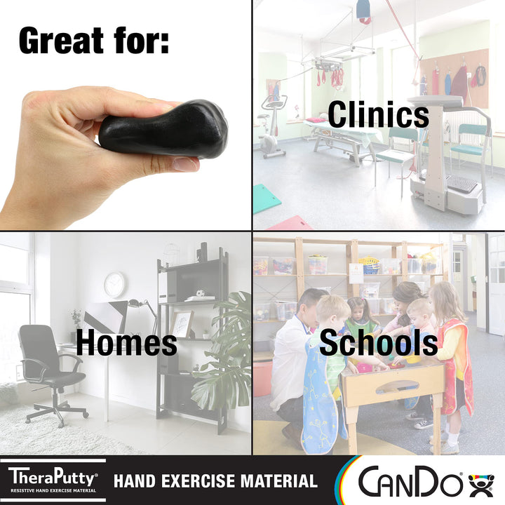 TheraPutty Standard Hand Exercise Putty For Rehabilitation, Exercises, Hand Therapy, Occupational Therapy, Hand Strengthening, Improve Motor Skills, Stress Relief