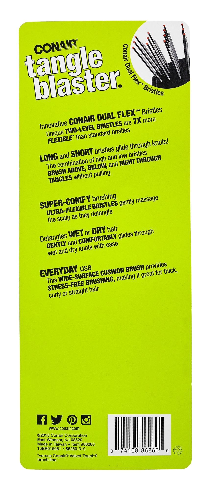 Tangle Blaster Paddle Brush