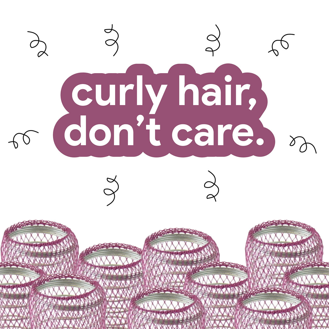 1-3/4 Jumbo Wire Mesh Hair Rollers - 6 Pcs.