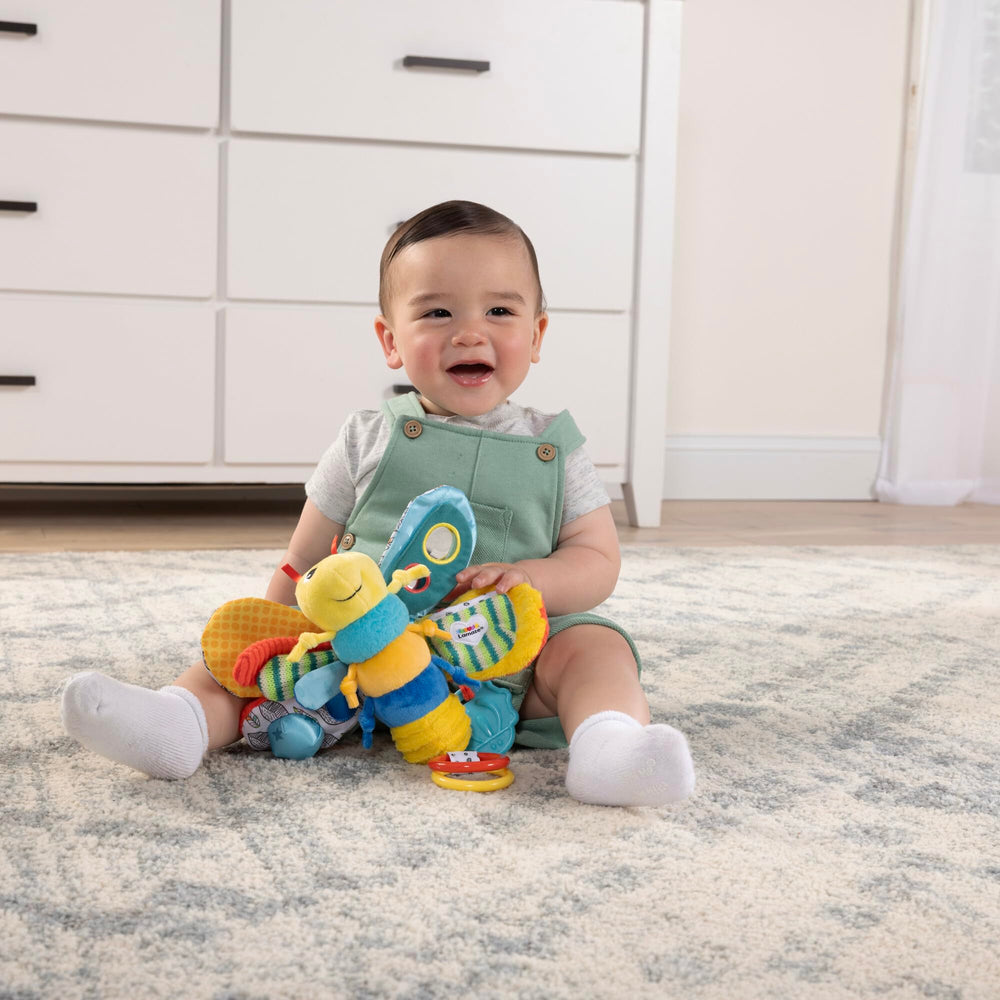 Freddie The Firefly - Clip on Pram & Pushchair Newborn Baby Toy, Sensory Toy, Christmas Gift for Babies Boys & Girls From 0 - 24 Months