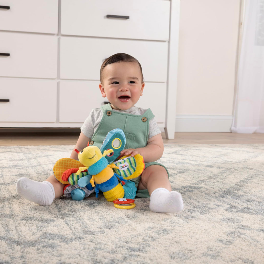 Freddie The Firefly - Clip on Pram & Pushchair Newborn Baby Toy, Sensory Toy, Christmas Gift for Babies Boys & Girls From 0 - 24 Months