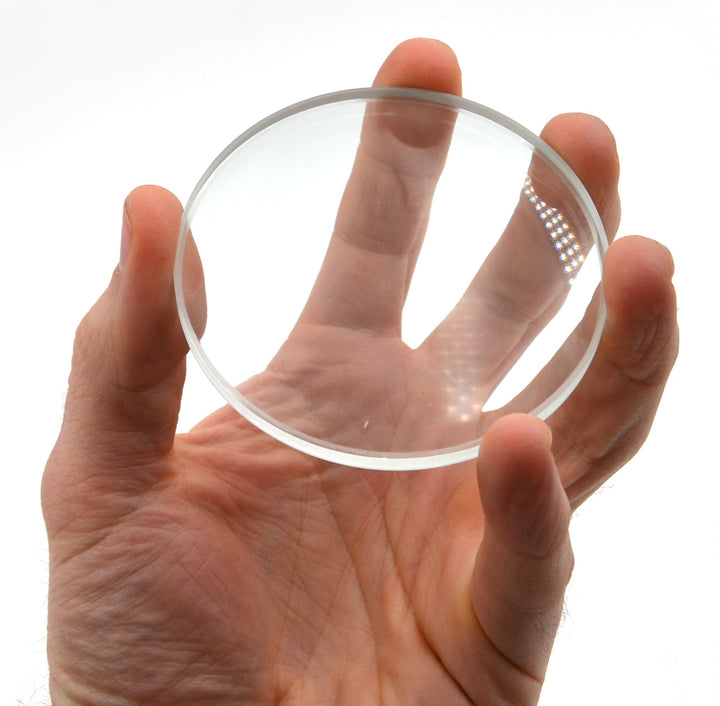 Double Concave Lens, 300mm Focal Length - 3 (75mm) Diameter - Spherical, Optically Worked Glass Lens - Ground Edges, Polished - Great for Physics Classrooms