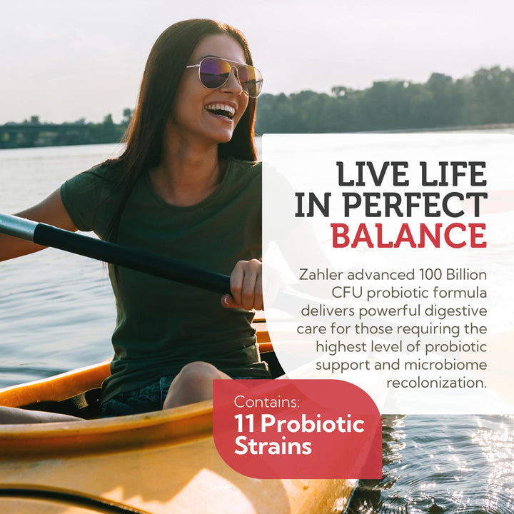 BioDophilus100-100 Billion Probiotic - 100 Billion CFU 11-Strain Gut Health Probiotic Supplement - Prebiotics/Probiotics for Digestive Health, Probiotics for Women and Men. (30 Ct)