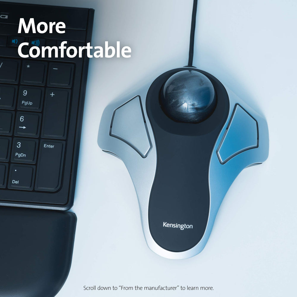 Orbit Trackball Mouse (K64327F), Silver/Black