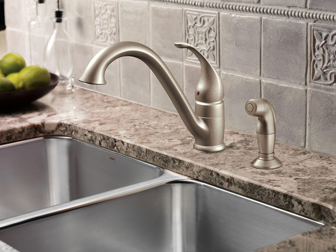 7840 Camerist One-Handle Low Arc Kitchen Faucet, Chrome