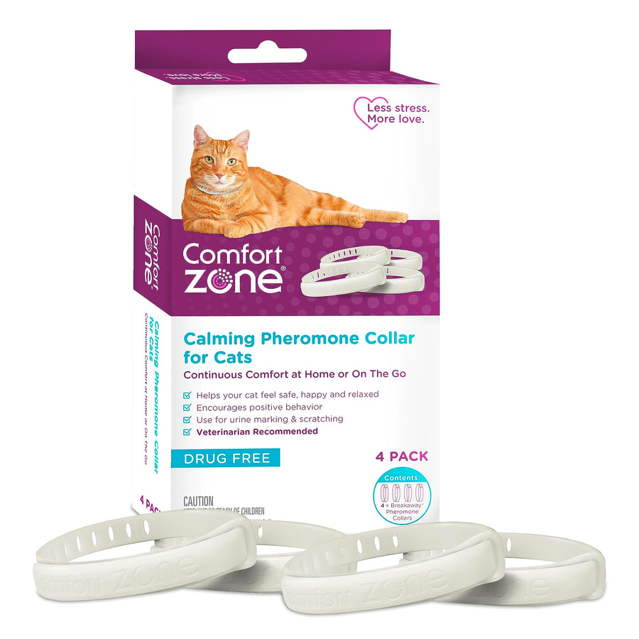 Cat Calming Collar: 4-pack