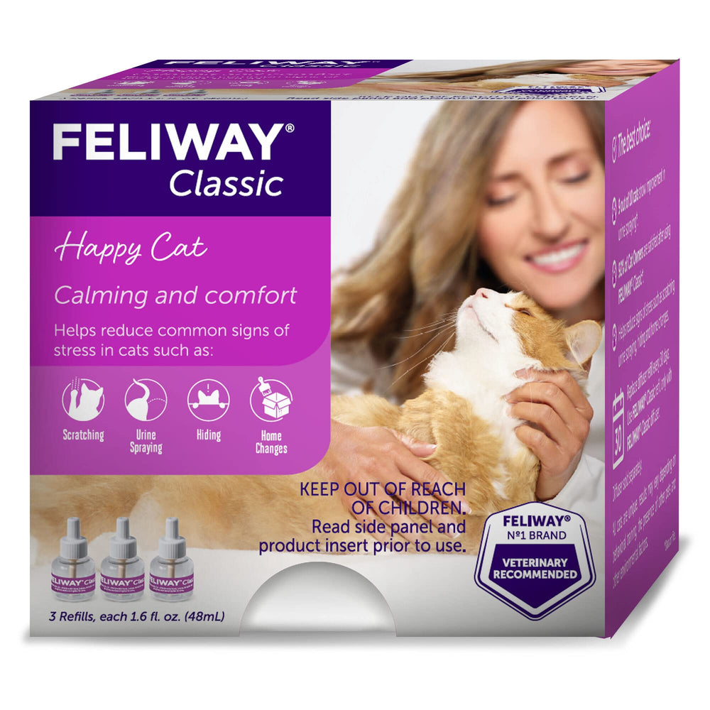 Classic Cat Calming Pheromone, 30 Day Refill - 3 Pack