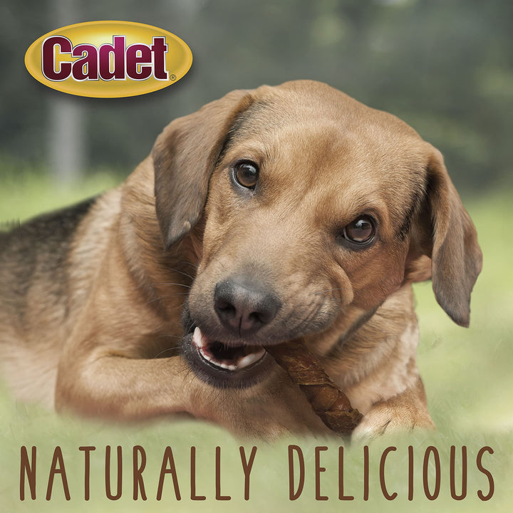 Gourmet Triple Chews Pork Hide, Sweet Potato, & Duck Dog Treats - Healthy Dog Treats for Small & Large Dogs - Inspected & Tested in USA (6 Count)