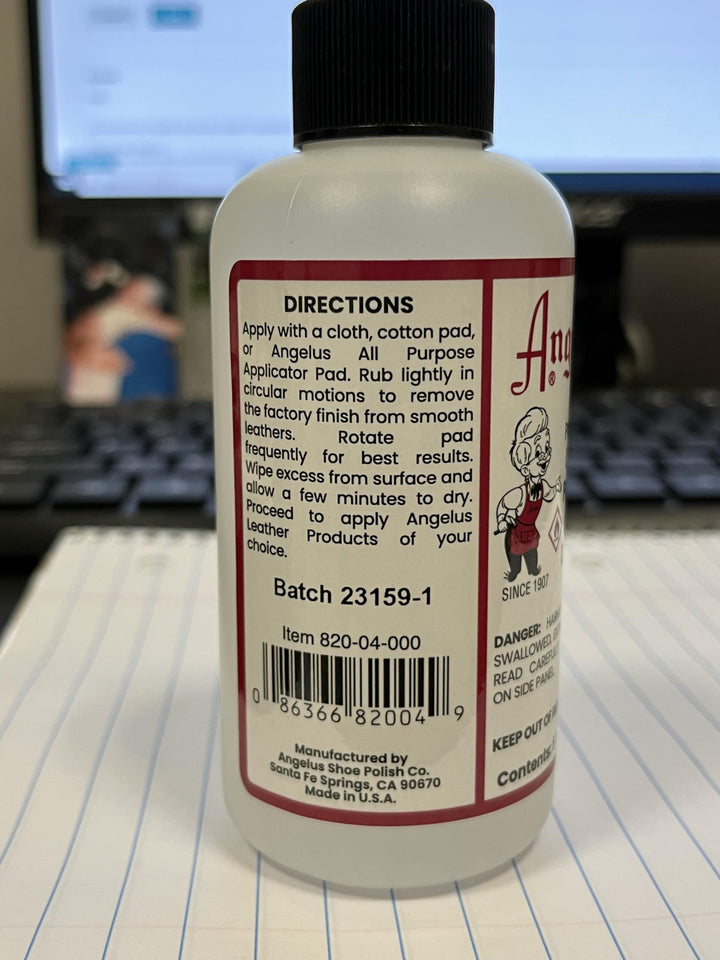 Leather Preparer & Deglazer 5 Oz