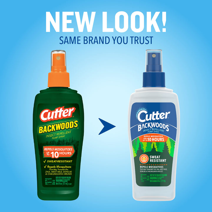 Backwoods Insect Repellent, Mosquito Repellent, Repels Mosquitos for Up To 10 Hours, 25 % DEET, 6 fl Ounce (Pump Spray)
