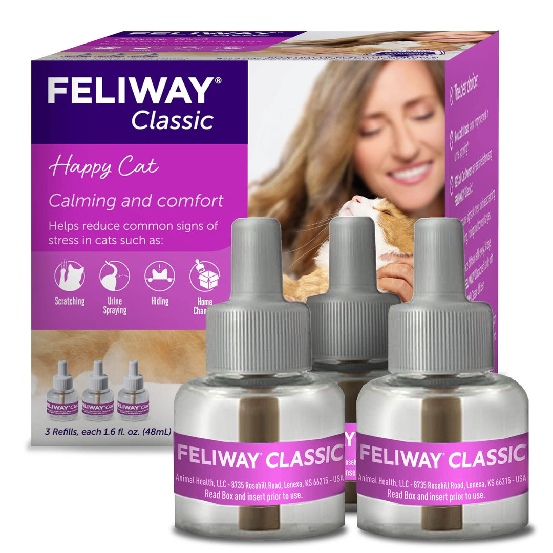 Classic Cat Calming Pheromone, 30 Day Refill - 3 Pack