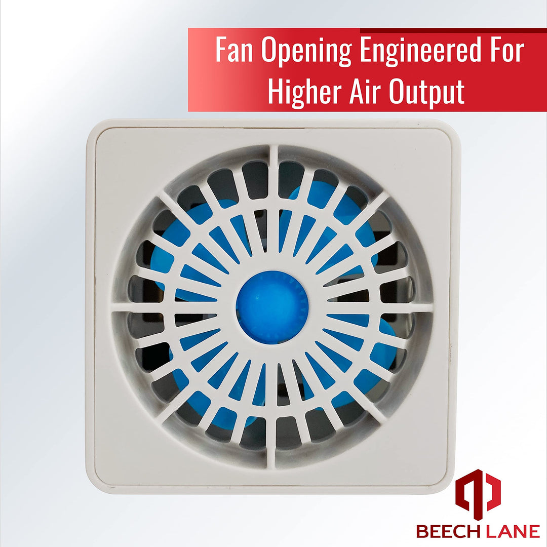 RV Fridge Fan, Patented, High Power 3,000 RPM Motor, Easy On and Off Switch, Multiple Side Vents Increase Airflow, Durable Construction, Efficiently Cools Refrigerator (Natural)