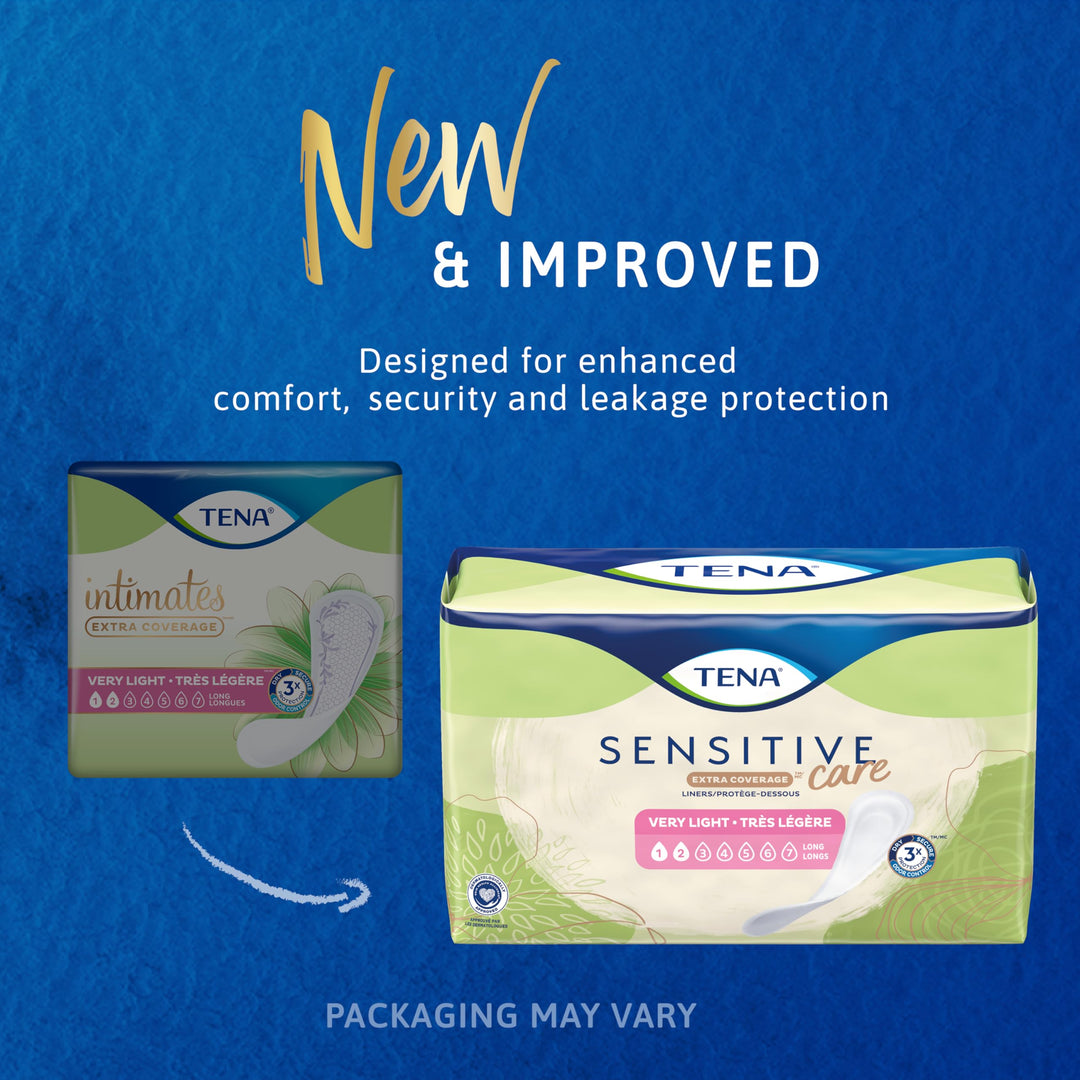 Incontinence Pads, Bladder Control & Postpartum for Women, Very Light Absorbency, Extra Coverage, Intimates - 200 Count