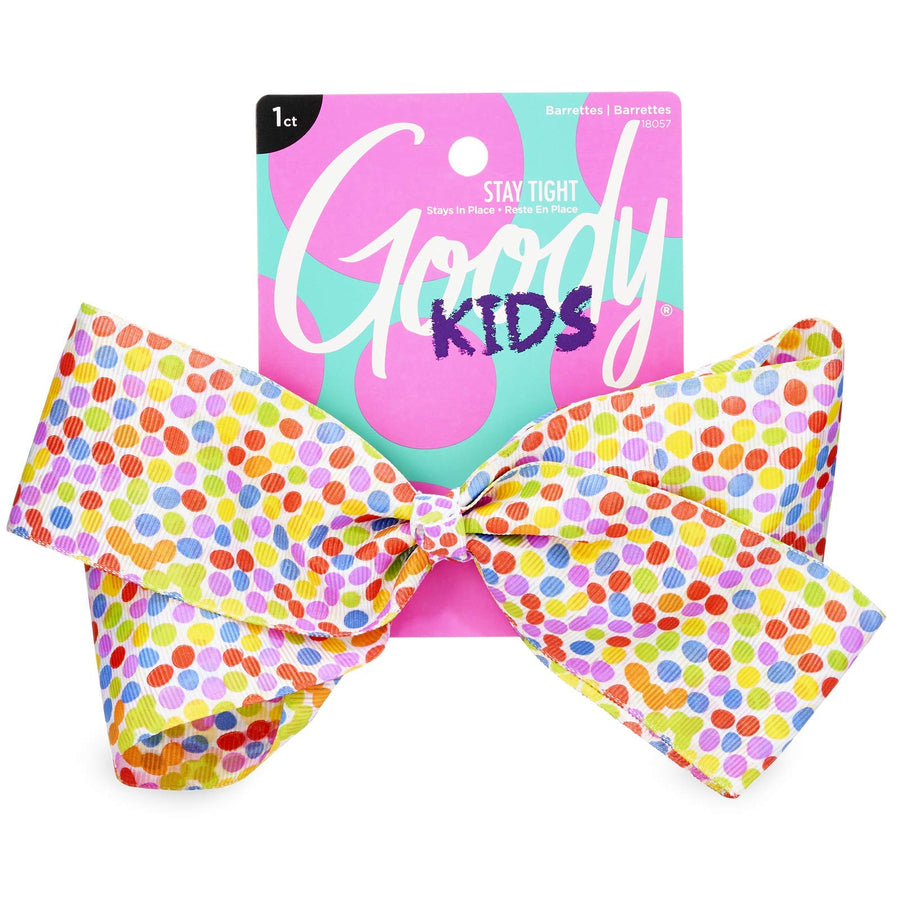 KIDS LARGE BOW RAINBOW 1CT