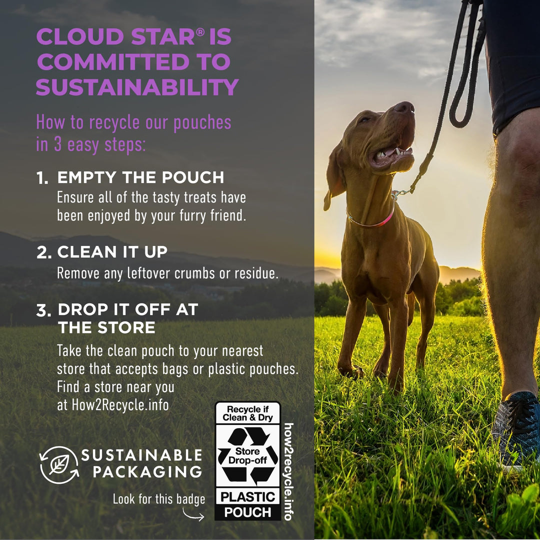 Tricky Trainers Soft & Chewy Dog Training Treats 14 oz. Pouch, Liver Flavor, Low Calorie Behavior Aid with 360 treats