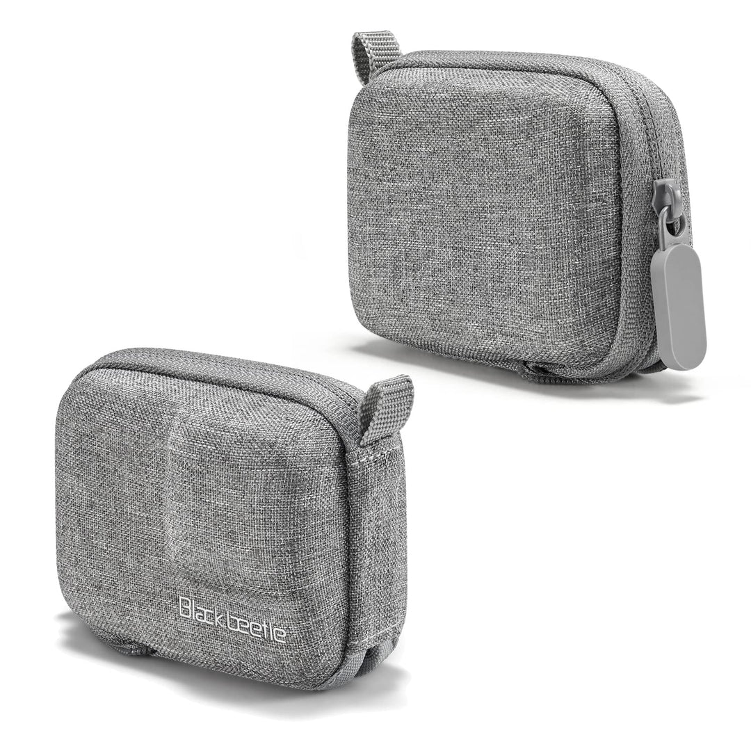 Carrying Case for GoPro Hero 10 9 8 7 6 5 Mini Hard Shell Carrying Case Travel Portable Storage Bag Accessories for DJI Osmo Action,AKASO,Campark,YI Action Camera and More, Grey (AAIOOEA)