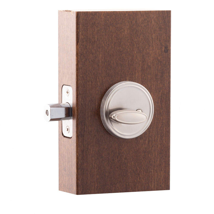 DB2410SS Single Cylinder Deadbolt, Standard Size, Satin Stainless