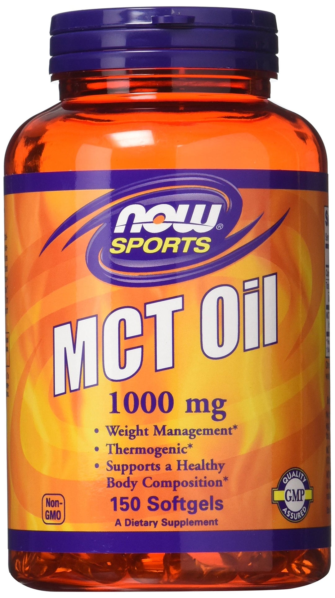 Now Foods MCT Oil Softgels, 1,000 mg, 150 Count (Pack of 2)
