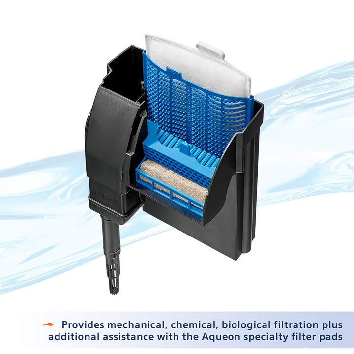 QuietFlow 20 LED PRO Aquarium Fish Tank Power Filter For Up To 30 Gallon Aquariums