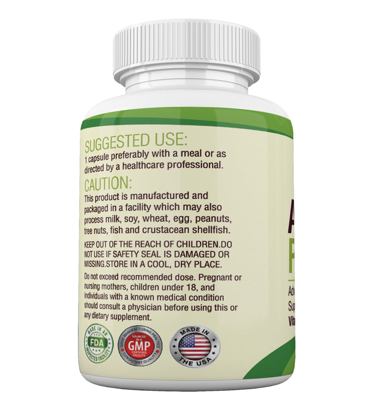 Adrenal Fatigue Support Supplement with Premium Rhodiola Rosea Herb Extract, L-Tyrosine, Panax Ginseng, Holy Basil - PS Cortisol Gland Complex for Health Insufficiency Calm Energy Response